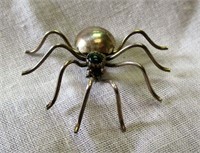 Sterling Spider Pin