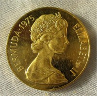 1975 Bermuda .900 Gold $100 Coin