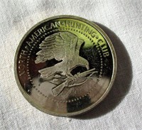North American Hunting Club Silver Plated Coin