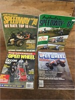 4 x Speedway / Open Wheel Magazines