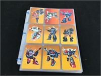 1985 Transformer Collector Card Set