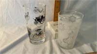 Drinking Glasses 15 carriage, 8 Snowflake