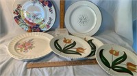 Decorative Plates (7), some chips