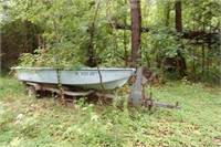 Boat and Trailer As Found Needs Work