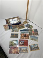 Lots of collectible postcards