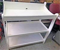 White changing table