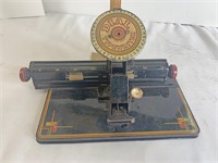 Mabel typewriter with original instructions