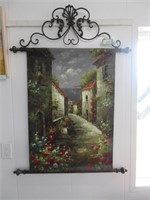 OIL ON CANVAS HANGING WALL DÉCOR