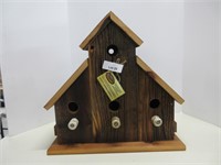 HAND CRAFTED SWALLOW/SPARROW BIRD TOWNHOUSE