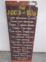 ABC'S OF LIFE WALL DÉCOR