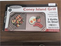 GOURMETTRENDS CONVERTIBLE STOVETOP GRILL/GRIDDLE