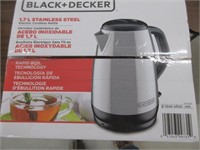 B&D STAINLESS STEEL 1.7L CORDLESS KETTLE