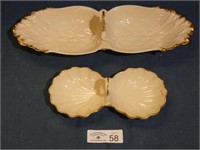 Pair of Lenox Divided Trays