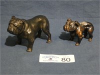 Pair of Bulldog Figures