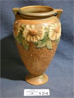 Roseville Dahlrose - 8" Vase