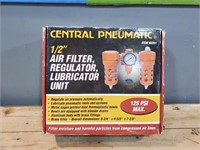 Air Filter Regulator Lubricator Unit - New