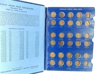 Partial Circulated 1909-1940 Lincoln Cent Set
