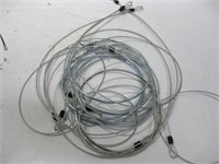 Anti Theft Coated Cords For Locking Clothing Rack