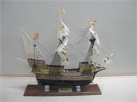 19"x 16" Spanish Galleon Model Ship