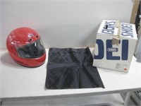 Red Shoei Motorcycle Helmet w/ Box Size Medium