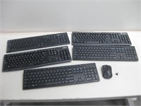 Five Miscellaneous Wireless Key Boards - Untested