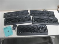 Lot of Five Miscellaneous Key Boards - Untested