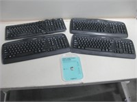 Lot of Four Miscellaneous Key Boards - Untested