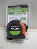 NIP Pittsburg 25ft x 1" Tape Measure