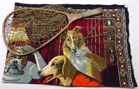 Poker Dogs Tapestry & Old Wood Net