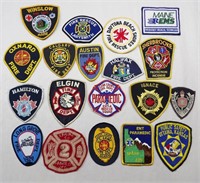 Collection of Fire Department Patches