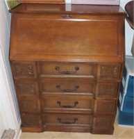 VINTAGE DROP FRONT WRITING DESK