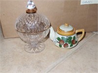 TEA SET MADE IN JAPAN, PITCHER, VASES, ETC.