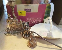 PHOTO ALBUM, CANDLE STICKS, PICTURE FRAME, ETC