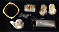 Grouping of Silver Jewelry & Accessories