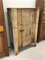 heavy wood vintage wood cabinet, bring help to