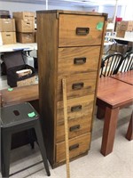 tall cabinet w/drawers 16x14x.5x53