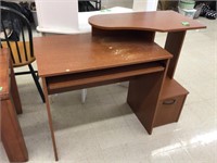 wood desk