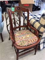 vintage wood chair