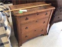 vintage wood dresser