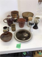 brown tones pottery