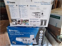 2 boxes PARTS Swann video and alarm  security