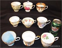 9 Assorted Tea Cups