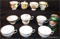 10 Assorted Tea Cups
