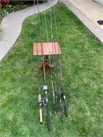 Assorted Fishing Rods & Reels