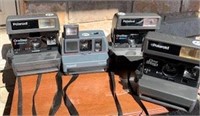 4 Polaroid Instant Film Cameras