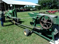 Belt Driven Wooden Pea Sheller