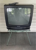 Tv And Metal Stand 19x15x17