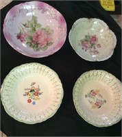 4 porcelain deep bowls, Bavaria, crown p