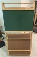 Easel With Chalk Board And Dry Erase Board