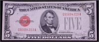 1928 E 5 $ RED SEAL AU P Q